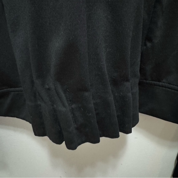 Fabletics Black Cropped Full Zip Long Sleeve Pleated Back Size XL - Picture 8 of 8